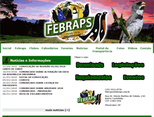 Tablet Screenshot of febraps.org.br
